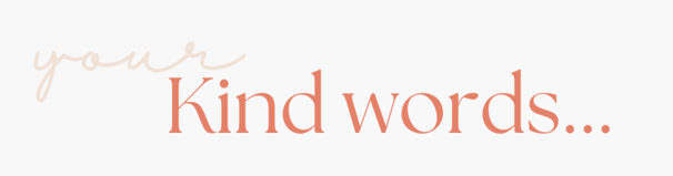 kind words kind words