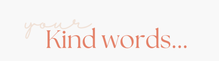 kind words kind words